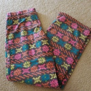 Fleece pajama pants